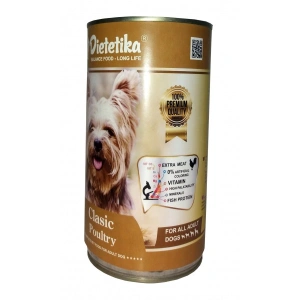 Hrana umeda pentru caini, Dietetika Clasic, cu Pui, 1240 gr - Img 2
