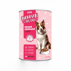 Hrana Umeda Pentru Caini, Norman, Cu Vita, conserva 415 Gr