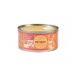 Hrana umeda pentru pisici Petkult Kitten cu pui 80 g