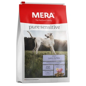 Hrana Uscata Caini MERA Pure Sensitive Adult Medium/Maxi Miel si Orez 12,5kg