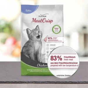 Hrana uscata pentru pisici, Platinum Meat Crisp Kitten, 1,5 kg - Img 2