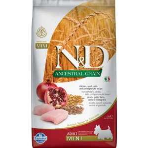 ND Ancestral Grain Chicken, Spelt, Oats and and Pomegranate Adult Mini 2.5 kg