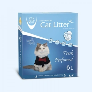 Nisip Igienic Pentru Pisici, Vancat Antibacterial Blue 6 L - Img 2
