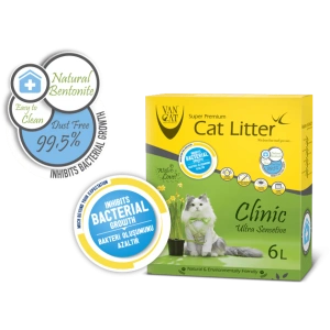 Nisip igienic pentru pisici, Vancat Ultra Clumping 6 L - Img 2