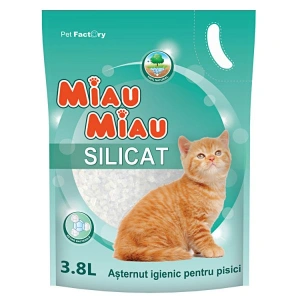 Nisip silicat Miau Miau, 3.8L
