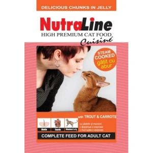 PLIC NUTRALINE CUISINE PASTRAV/MORCOVI 100 G