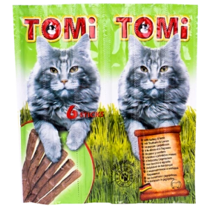 Recompense pentru pisici, Tomi Snack, Curcan si Miel, 6 buc.