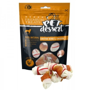 Recompense Pet’s Dessert Knotted Bone & Chicken 80g