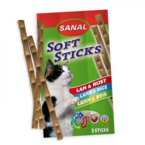 RECOMPENSE PISICI SANAL STICKS MIEL OREZ 15 G