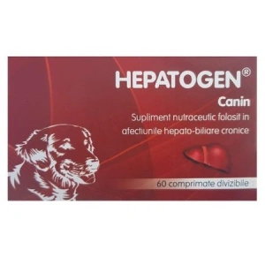 Supliment nutraceutic pentru caini, Hepatogen Canin x 60 comprimate