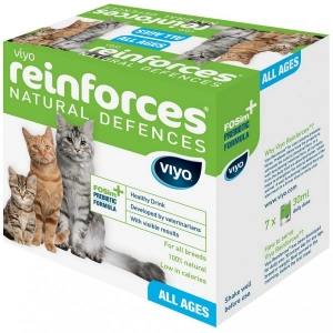 Supliment nutritiv pentru pisici, Viyo Reinforces, Toate Varstele, 7 x 30ml