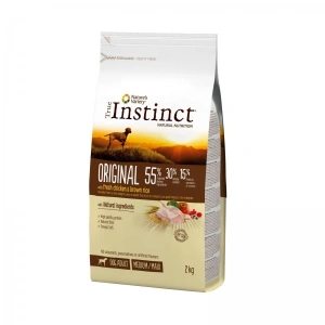 True Instinct Dog Original, Medium-Maxi Adult cu Pui, 2 kg