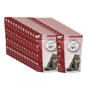24 x CAT JOY Adult Vita in Sos, plic 85 gr
