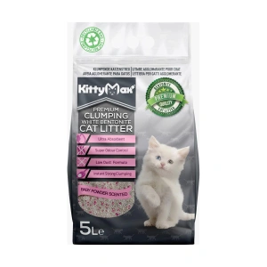 Asternut Igienic Premium KittyMax Baby Powder pentru Pisici - Img 2