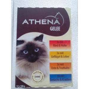 Athena Cat Plic Multipack in Gelatina 12 X 100 gr