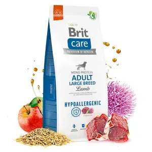Brit Care Adult Hypoallergenic Large Breed Miel si Orez 12 kg + 3 kg