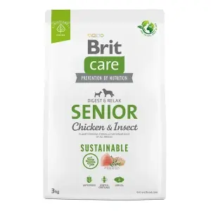 Brit Care Dog Sustainable Senior, Chicken & Insect, 3 kg - Img 3