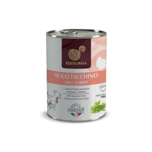 Conserva EQUILIBRIA Dog - 100% carne de CURCAN - 410 gr