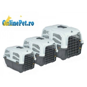 Cusca de transport pentru caini si pisici Iata Skudo 1, dimensiuni 48 x 31.5 x 31 cm - Img 5