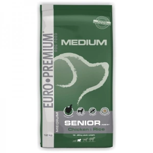 Euro Premium Medium Senior Chicken&Rice 12 kg
