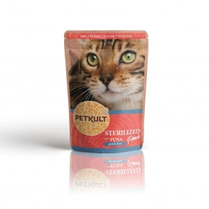 Hrana Umeda Pisici Petkult Sterilised Ton 100 g