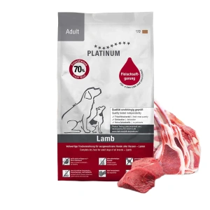 Hrana uscata pentru caini Platinum Natural Adult Lamb & Rice, 5 kg