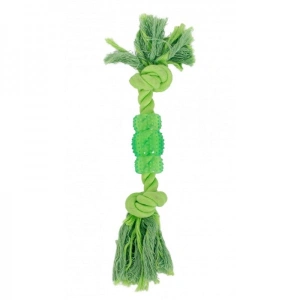 Jucarie din sfoara si cauciuc termoplastic 30cm Aroma de Menta