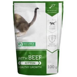 Natures Protection Kitten With Beef 100 G