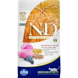 ND Cat Ancestral Grain Lamb, Spelt, Oats and Blueberry Adult 1.5 kg