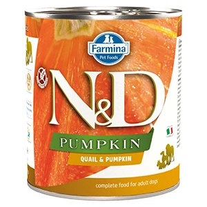 ND Dog Quail and Pumpkin conserva 285 gr