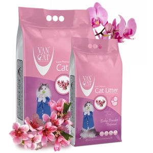 Nisip Igienic Pentru Pisici, Vancat Baby Powder Compact 5 Kg