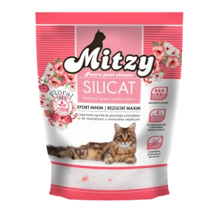 Nisip silicat pentru litiera cu miros floral, Mitzy 3.8 L