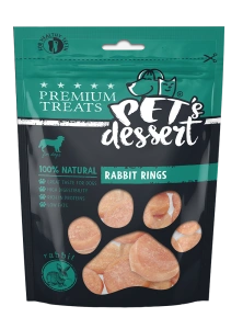 Pet s Dessert Dog Rabbit Rings 80g LSR-09 - Img 2