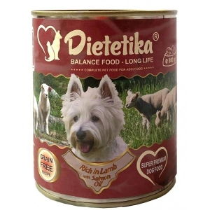 Promo 5 + 1 Hrana umeda pentru caini, Dietetika Miel, 800 gr