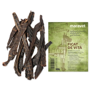 Recompensa pentru caini, ficat de vita, 100 g