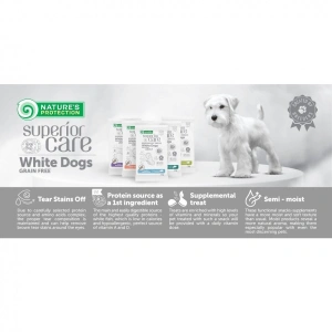 Superior Care White Dogs GF Snack Hips Joints cu Peste Alb 110 Gr - Img 2