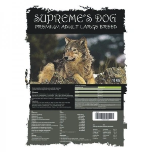 SUPREME'S PREMIUM ADULT MEDIUM/LARGE BREED 10 kg + CADOU CONSERVA BTG CLASSIC 1240 gr