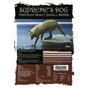 SUPREME'S PREMIUM ADULT SMALL/MEDIUM BREED 10 kg + CADOU CONSERVA BTG CLASSIC 1240 gr