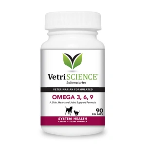 VETRI SCIENCE Omega 3, 6, 9, suplimente câini și pisici, 30 capsule