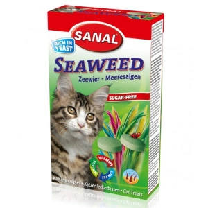 VITAMINE MINERALE PENTRU PISICI SANAL CAT SEAWEED 50G