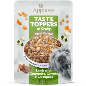 Applaws Dog Toppers, Miel si Legume in sos, plic 85 g