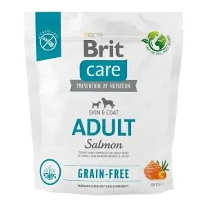 Brit Care, Grain Free, Adult Somon, 1 kg