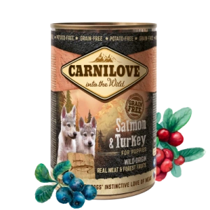 Carnilove Wild Meat Salmon and Turkey 400 g - Img 4