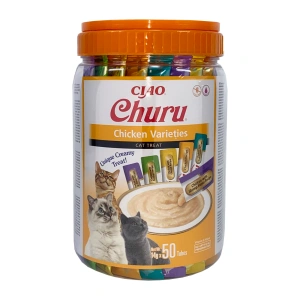 Churu Cat Varieties Recompense Cremoase cu Pui - Img 7