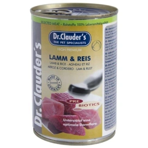 Conserva Dr. Clauder`s Dog Selected meat - Miel si Orez - 400gr