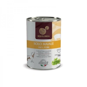 Conserva EQUILIBRIA Dog - 100% carne de PORC- 410 gr