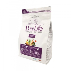 Flatazor Pure Life Puppy cu somon si peste alb, 2 kg