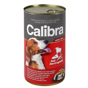 Hrana Umeda pentru Caini, Calibra Dog Ficat de Vita si Legume, 1240 g