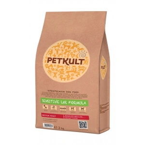 Hrana Uscata Caini Petkult Sensitive Medium Adult Miel Orez 2 kg