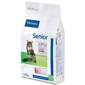 Hrana uscata pentru pisici, Virbac HPM Senior Neutred 1.5 kg - Img 2